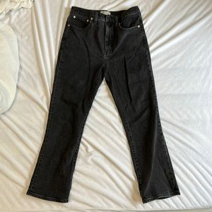 Madewell slim Demi boot black jeans size 28